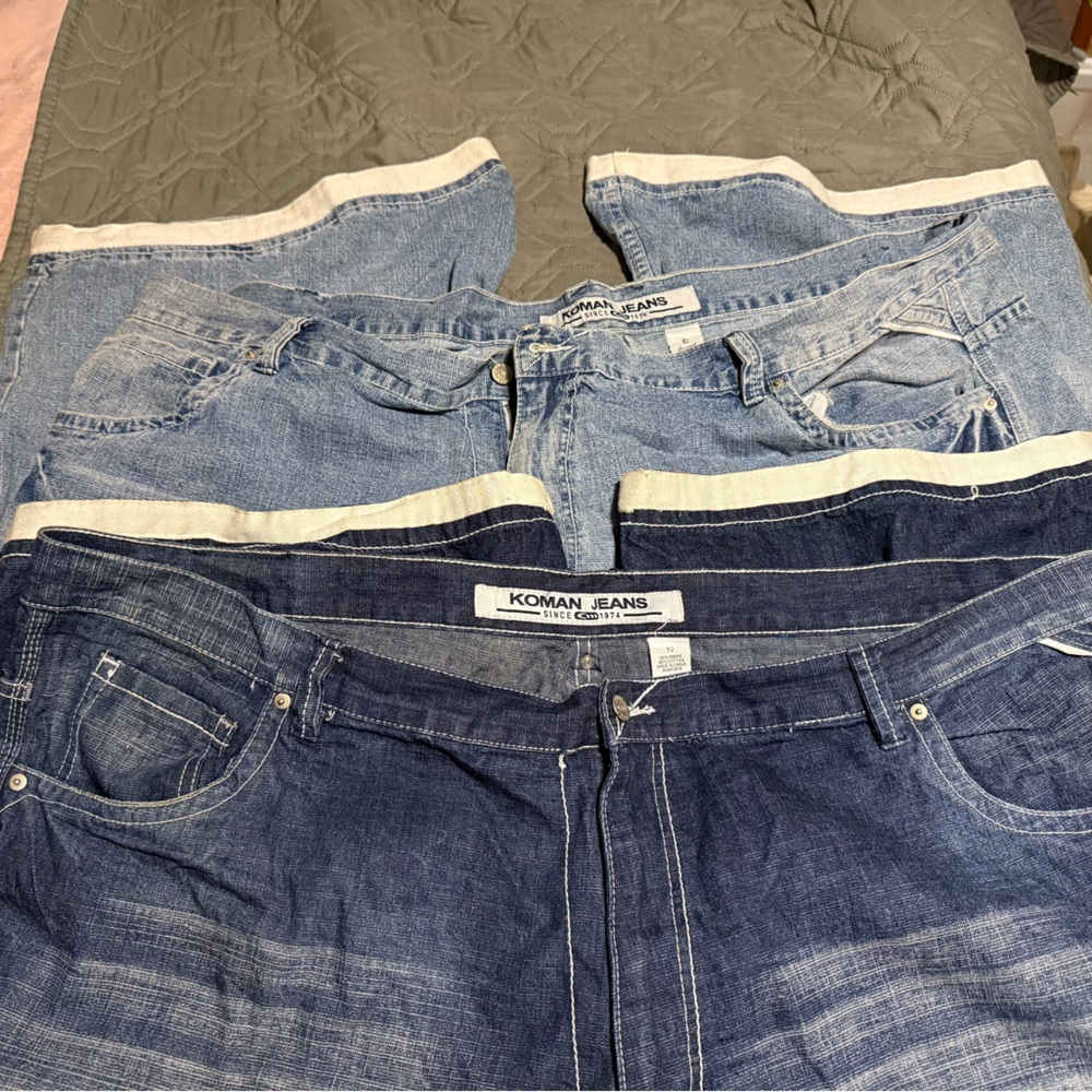 Koman Jeans Men's Blue Jean Shorts